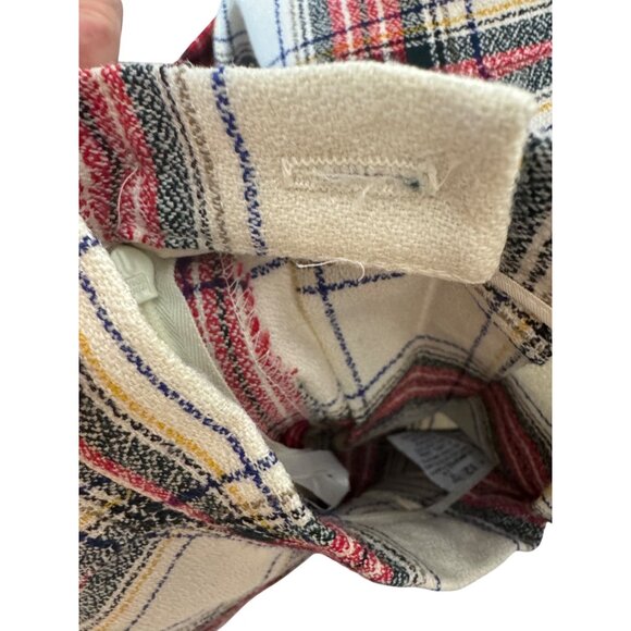 Talbots 12 Petite Tartan Plaid Wool Blend A-Line Skirt - Picture 11 of 16